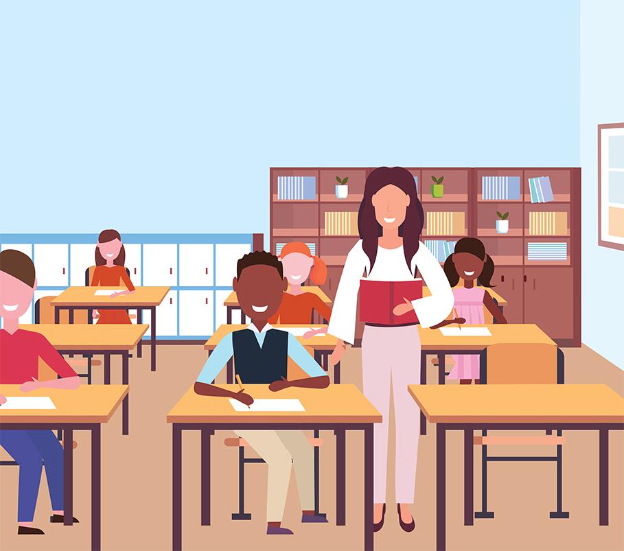 Students in a Classroom