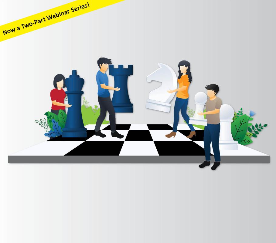 People on a Chess Board Moving Pieces