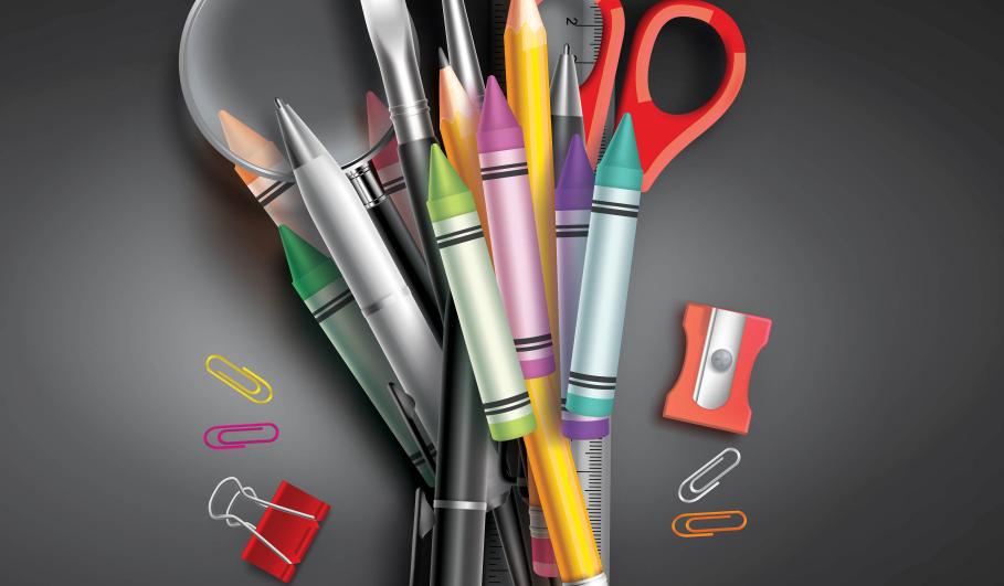Crayons, Pens, Pencils